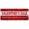 Signmission VALENTINES DAY SALE BANNER SIGN sale holiday valentine romantic love B-96 Valentines Day Sale - alternate 1